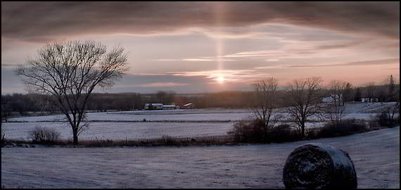 Sun Pillar jpg showing loss due to compression